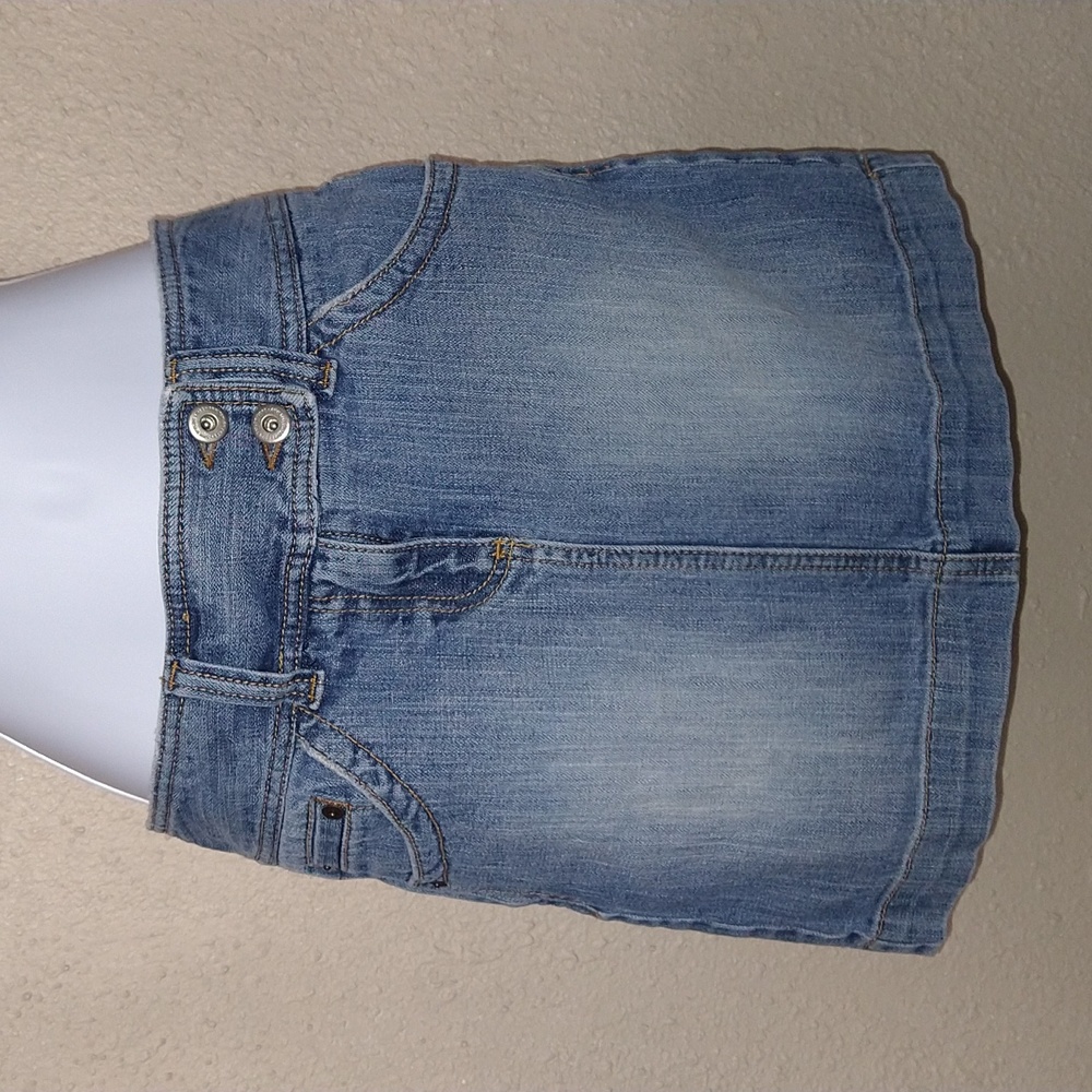 Denim 5 pocket Mini skirt